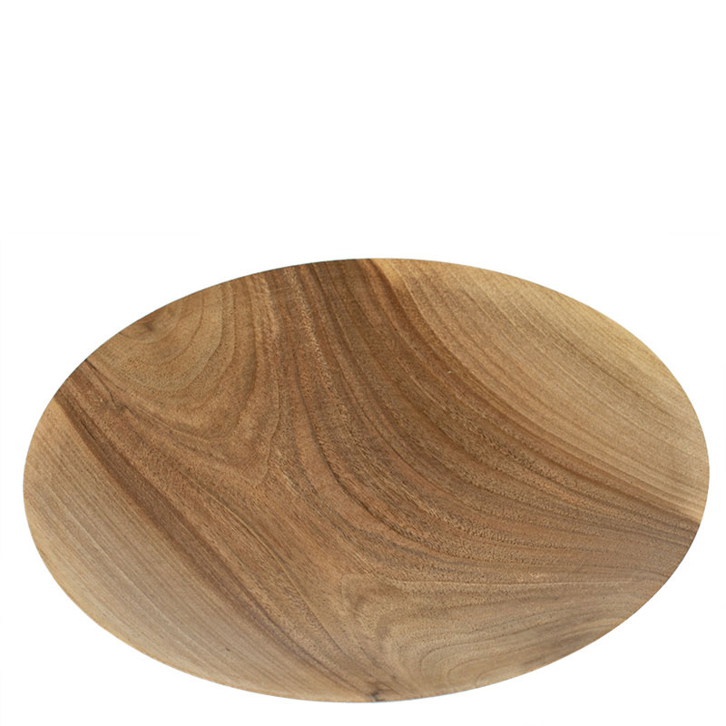 Изображение Деревянная тарелка из ореха 22 см №20